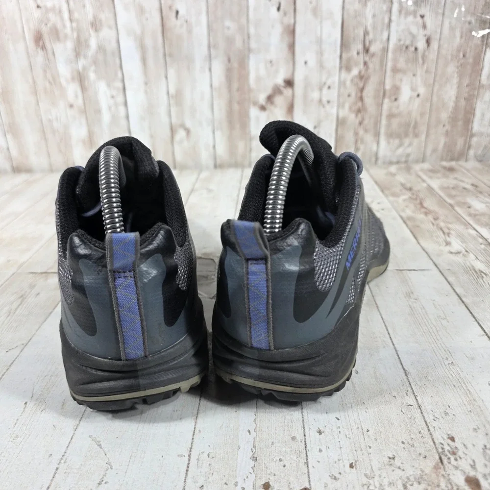 Merrell Womens Siren Edge Q2 Hiking Shoes Grey Blue J41316 Size 8